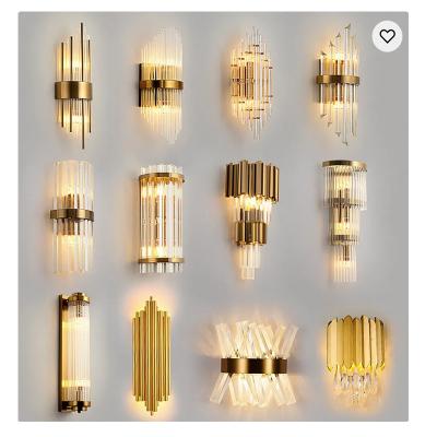 China Home Decor Modern Crystal Wall lamps Hotel Restaurant Decorative Wall Scone for sale