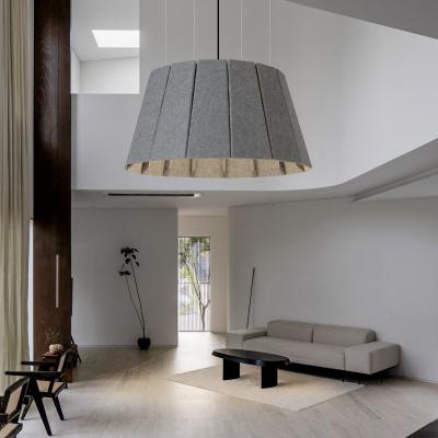 中国 High CRI Ra 90 Acoustic Felt Chandelier for Office and Living Room Lighting D400*H280mm 販売のため