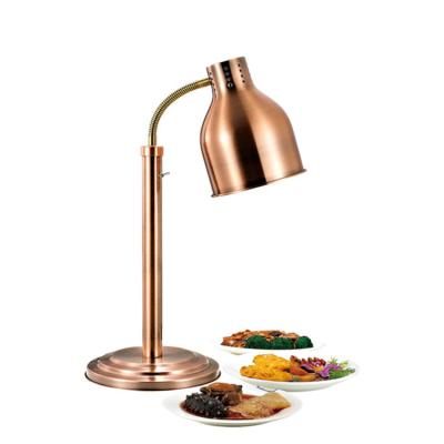 China Portable lamp heater for food Budget-Friendly Golden Buffet Food Heating Lamp 250W for sale