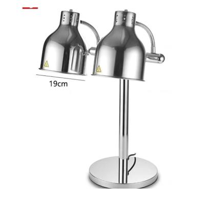 China Silver Commercial Kitchen Food Warmer Lamp Restaurant Hotel heat lamps for food for sale