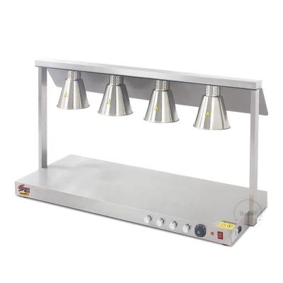 China 750 Hours Lifespan Stainless Steel Body Luxurious Kitchen Station Buffet Heating Lamps à venda