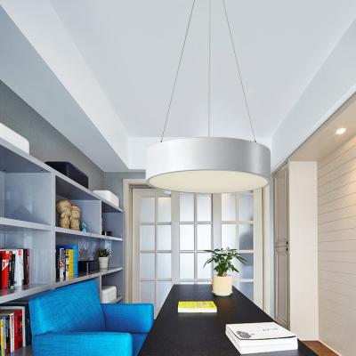 中国 Round Shape Middle Office 24w 30w 36w 48w Acrylic Ceiling Hanging Modern Led Pendant Lamp 販売のため