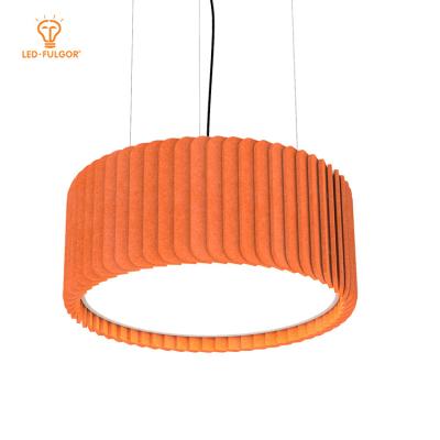 Κίνα 90° Beam Angle Round Acoustic panels with led lights​ 560mm Office LED Acoustic Lighting προς πώληση