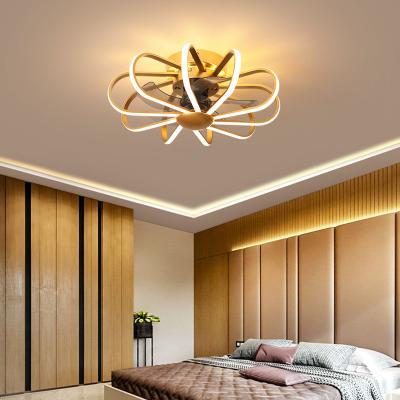 China Indoor Lighting 48inch Ceiling Fan with Light and Remote Energy Saving Chandelier for sale