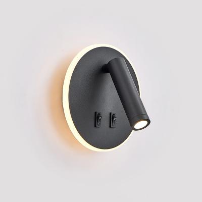 Κίνα 2- Modern Wall Lamp With Usb For Bedroom Study Living Room Hotel Bedside Reading Led προς πώληση