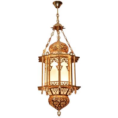 China 80 Ra Color Rendering Index Iron Pendant Light with Handcrafted Iron Material for sale