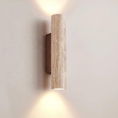 China Indoor IP44 Rated Wall Sconce Light with E27 Bulb Base and Natural Marble Shade Color zu verkaufen