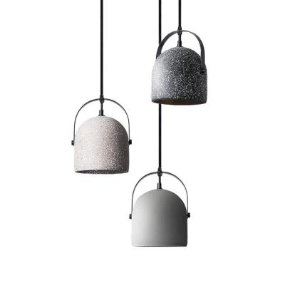 Chine Concrete Pendant Lights Cement Material Lamp Suspension Grey Vintage for Loft Dining Room Kitchen Cafe Bar LED à vendre