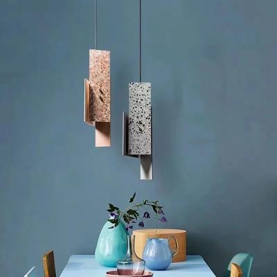 China Nordic Concrete Irregular Chandelier Lamp LED Industrial Style Decorative Cement Pendant Lighting for sale