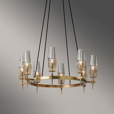 Κίνα Postmodern bronze rustic chandelier  living room  decorative lamp light decor luminaires προς πώληση