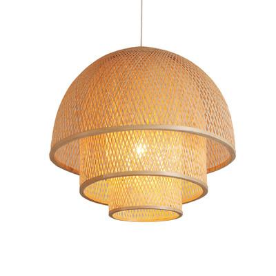 China Art Dining Rattan Bamboo Chandelier Pendant Light Entrance Balcony Hotel Cafe Restaurant Bar Japanese Lamps zu verkaufen