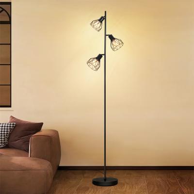 China Home Decoration minimalist vertical bedroom Corner Floor Lamp Led Antique European Style standing lamp for sale