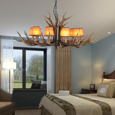 Chine Hanging Lamp Decorative Restaurant Bedroom American Industrial Style Antler Chandelier à vendre