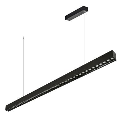 Cina 1.2m 45*1W W 15 30 24 36 degree led linear light Led Hanging Lights Linear Pendant In Showroom Office Indoor Light Design in vendita