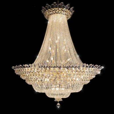 China French Lustre Empire Crystal Chandelier Luxury for Custom Lighting for sale