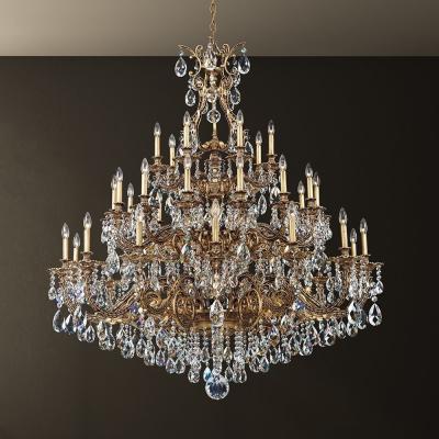 Cina European Modern Luxury Large Chandelier Maria Theresa K9 Crystal Suitable for Family LED Custom Chrome WEIYI 110V in vendita