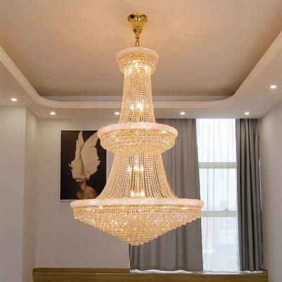 Chine Custom Project Lamp Decorative Stair Banquet Hall Villa Hotel Lobby Luxury Modern Chandelier Light à vendre