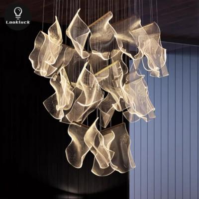 China chandeliers pendant lights modern lamparas de techo acrylic led ceiling lamp chandelier à venda