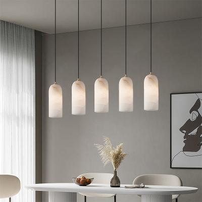 China VEKO alabaster chandelier kitchen lighting pendant hanging marble ding room for sale