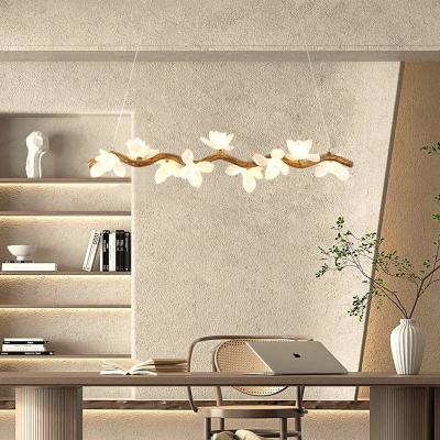 China Japanese Wabi Sabi Modern Glass Pendant Lanp Branch Retro Luxury Hardware Crystal chandelier for sale