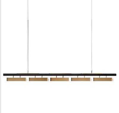 중국 post-modern simple Strip art personality luxury pendant light for living room office hotel 판매용