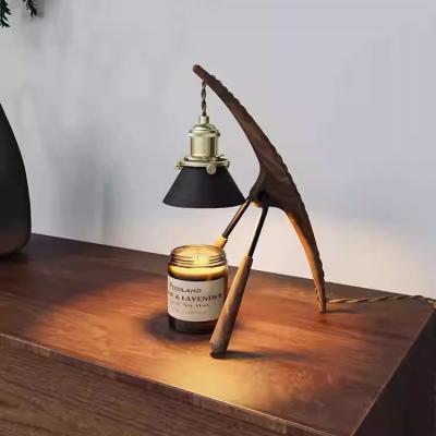 Chine Mahogany Incense Melting Wax Lamp Retro Candle Diffuser Warmer à vendre