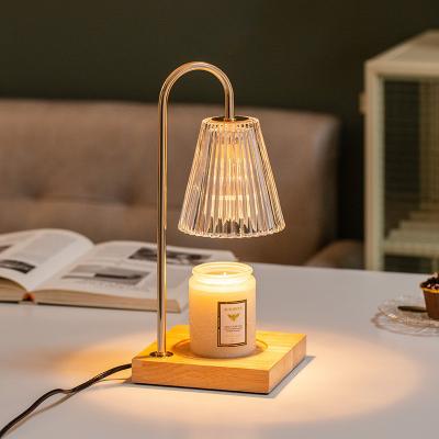 China Wholesale Table-Control Wood and Metal Aromatherapy Device Candle Warmer Lamp for Scented Wax Melts UK/US Plug Te koop