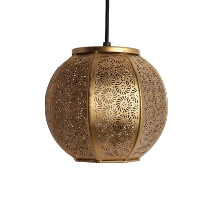 Κίνα Antique Look Modern Turkish Hanging Arabian Golden Moroccan Lamp Ceiling Lights Home Lantern Gift προς πώληση