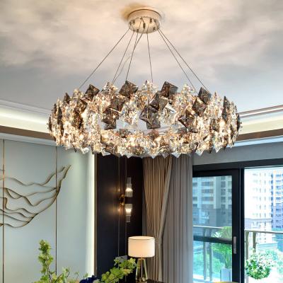 China Hotel Chandeliers crystal lighting k9 chandelier pendant lights gold ceiling modern luxury Te koop