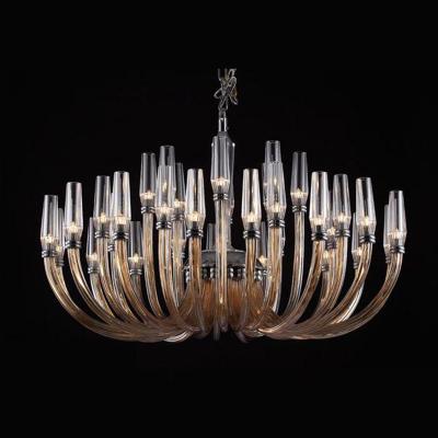 Cina European modern simple crystal chandelier bar decorative lights living room dining club ceiling in vendita