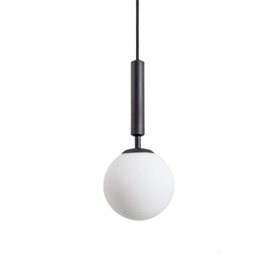 Κίνα Nordic Design Modern Simple Style Glass Ball Lamp LED Home Decor Chandelier For Hotel Bedroom προς πώληση