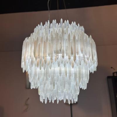 중국 momo natural stone selenite  chandelier 30