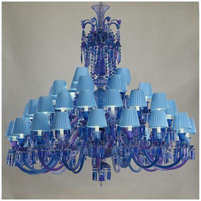 China luxury baccarat chandelier for home fancy crystal modern candle wedding for sale