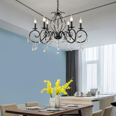 Κίνα Modern Home Candle Fancy Light Luxury Crystal Chandelier For Living Room προς πώληση