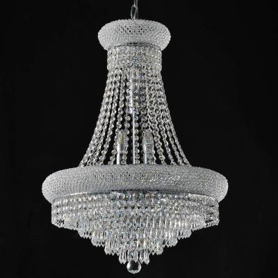 China Custom Large Gold Silver LED Crystal Chandelier Remote Nordic Glass Pendant Lights High Ceilings Staircases Luxury Lighting for sale