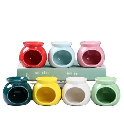 China High quality ceramic oil aromatherapy burners tealight candle wax melt warmer à venda