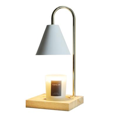 China Gloway Wholesale Home Decor Wood Base Candle Warmer Lamp Melt Wax for Scented s à venda