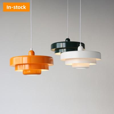 China Indoor Danish Medieval Vintage LED Ceiling Pendant Lamps Restaurant Study Coffee Bauhaus Cake Lamp Single Head Home Decorative zu verkaufen