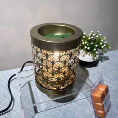 China 2025 High quality candle warmer wax melting table lamp indoor incense metal material à venda