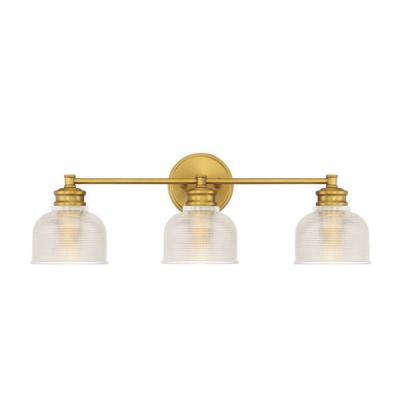 Κίνα 3 Light Bath Bar bathroom vanity light  Natural Brass προς πώληση