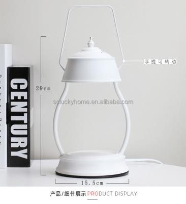 China Candle Wax Melting Warmer Lamp Light Dimmable Round Base Iron for Home US Plug 110 240V à venda