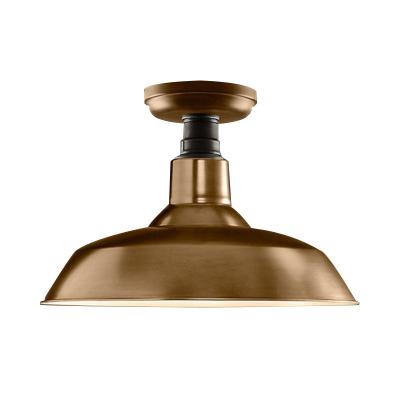 Chine American Retro Iron LED Ceiling Lamp for Hallway Entryway Foyer Brass Antique Finishes à vendre