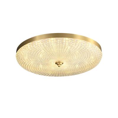 Chine Small Size LED Brass Ceiling Lamp Acrylic Mounted for Kitchen Restaurant Dinning Room à vendre