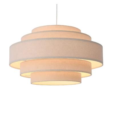 China Remote Control Tier Drum Lampshade for Industrial LED Ceiling Light in Modern Style for sale