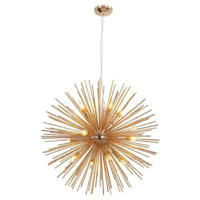 Κίνα Unique Round Metal Hanging Pendant Lamp Sputnik Sphere Light Chandelier for Home Hotel προς πώληση