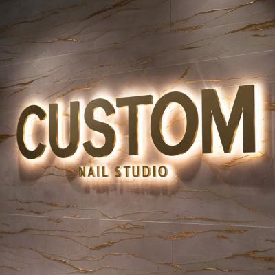 Китай Lighting and Circuitry Design Backlit Letter Sign for Custom Shop Name Advertising продается