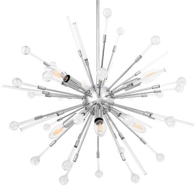 Cina 1- Included Upgrade Your Living Space with Our Sputnik Urchin Fireworks LED Chandelier in vendita