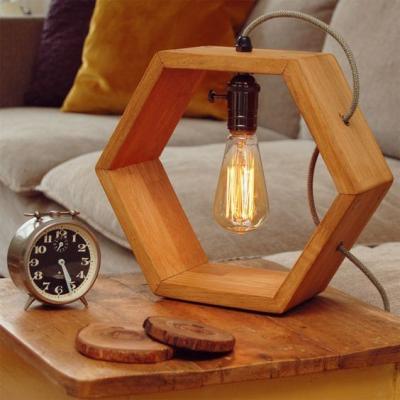 China Modern Design Wooden Decorative Lamp for Home Decor Color Rendering Index Ra na for sale