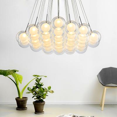 China Glass Bulb Bubble Chandelier for Lighting and Circuitry Design in Bedroom Dining Room for sale