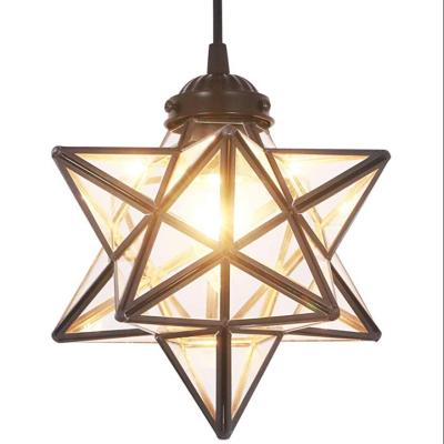 China SMD Led Chip Moravian Star Pendant Light for Modern Indoor Lighting in Antique Style for sale